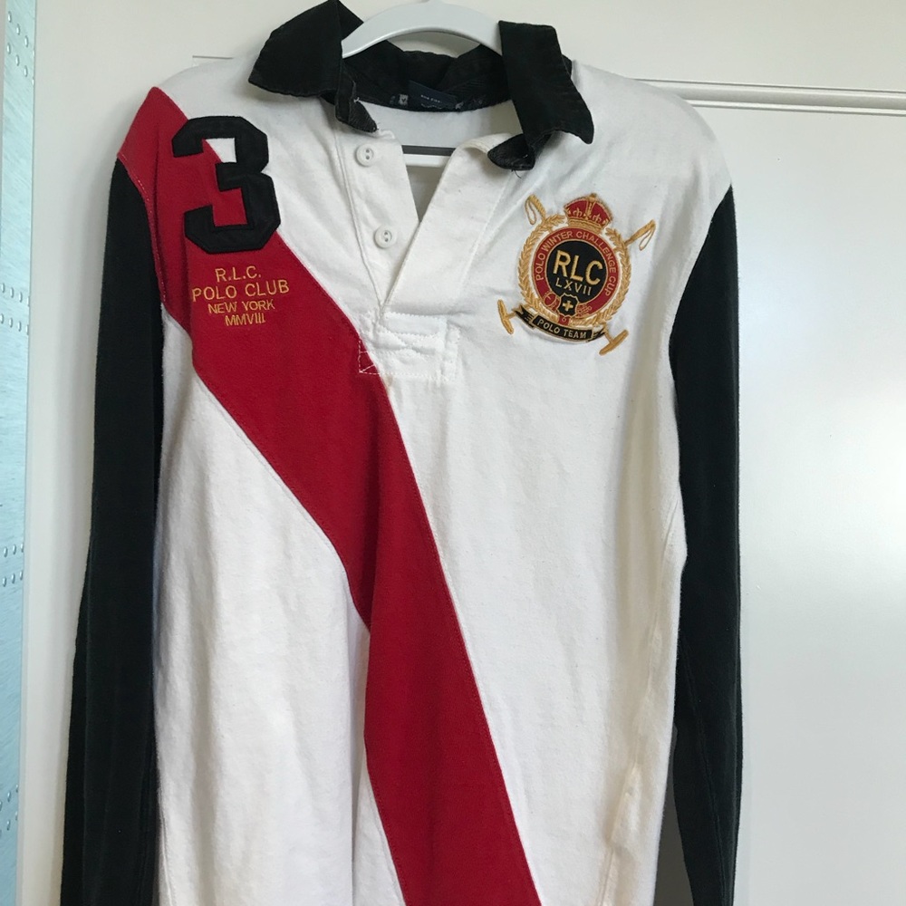 Vintage Ralph Lauren Long-sleeve Rugby Polo